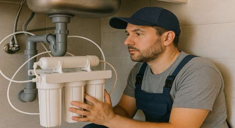 ติดตั้งเครื่องกรองน้ำ